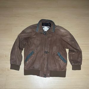 Paris Sport Club Leather Jacket Size M Rare Vintage!